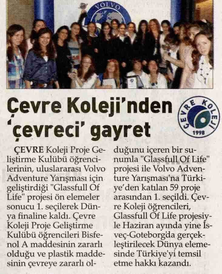 Çevre Koleji Glassfull Of Life Projesi