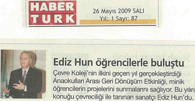 EDİZ HUN ÖĞRENCİLERLE BULUŞTU